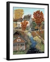 Grist Mill in Fall-Bob Fair-Framed Giclee Print