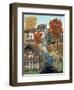 Grist Mill in Fall-Bob Fair-Framed Giclee Print