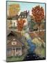 Grist Mill in Fall-Bob Fair-Mounted Giclee Print