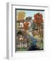 Grist Mill in Fall-Bob Fair-Framed Premium Giclee Print