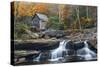 Grist Mill on GladeCreek at Babcock State Park, West Virginia, USA-Chuck Haney-Stretched Canvas