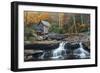 Grist Mill on GladeCreek at Babcock State Park, West Virginia, USA-Chuck Haney-Framed Photographic Print