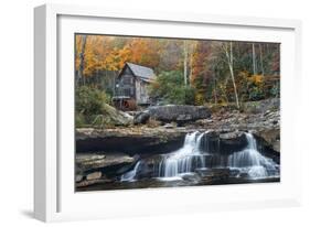 Grist Mill on GladeCreek at Babcock State Park, West Virginia, USA-Chuck Haney-Framed Photographic Print