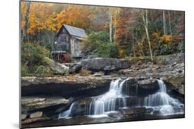 Grist Mill on GladeCreek at Babcock State Park, West Virginia, USA-Chuck Haney-Mounted Photographic Print