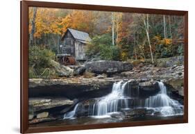 Grist Mill on GladeCreek at Babcock State Park, West Virginia, USA-Chuck Haney-Framed Photographic Print