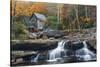 Grist Mill on GladeCreek at Babcock State Park, West Virginia, USA-Chuck Haney-Stretched Canvas