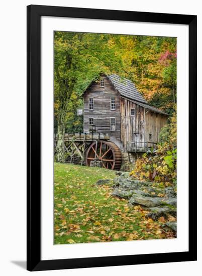 Grist Mill-Vert With Fg 1-Galloimages Online-Framed Photographic Print