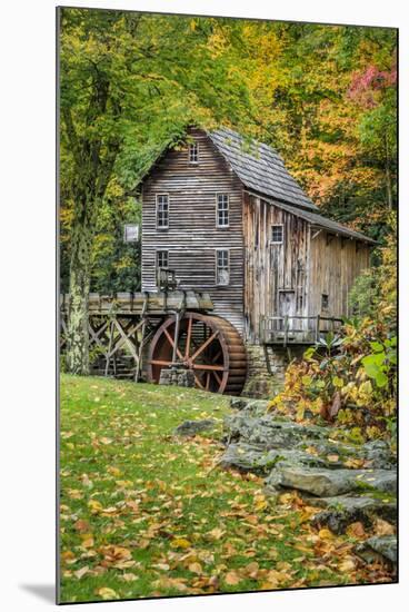 Grist Mill-Vert With Fg 1-Galloimages Online-Mounted Photographic Print