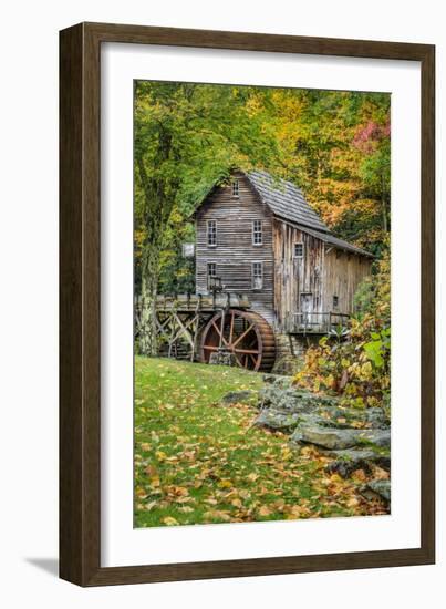 Grist Mill-Vert With Fg 1-Galloimages Online-Framed Photographic Print