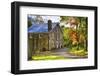 Gristmill During Fall, Cooper Mill, Chatham, New Jersey-George Oze-Framed Photographic Print