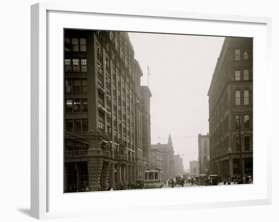 Griswold St., Detroit, Mich.-null-Framed Photo