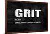 Grit on Black-Jamie MacDowell-Framed Art Print