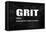 Grit on Black-Jamie MacDowell-Framed Stretched Canvas