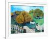 Gritstones, 2020, (acrylics on canvas)-Lisa Graa Jensen-Framed Giclee Print