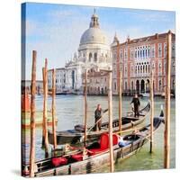 Gritti Palace Gondolas, Venice-Tosh-Stretched Canvas