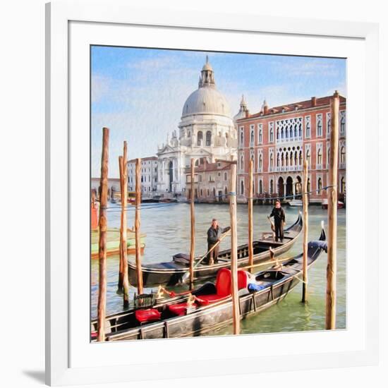 Gritti Palace Gondolas, Venice-Tosh-Framed Art Print