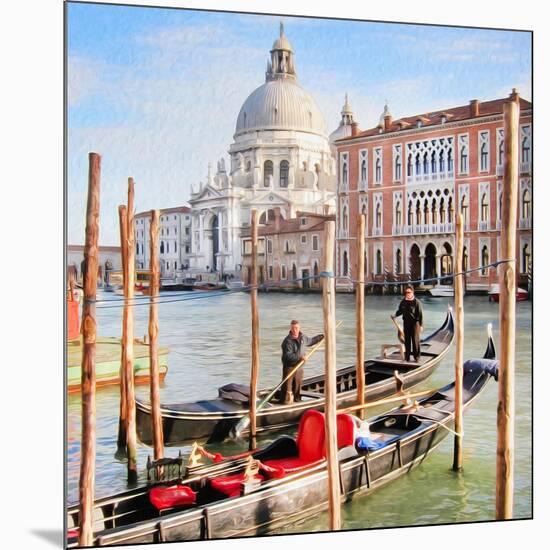 Gritti Palace Gondolas, Venice-Tosh-Mounted Art Print