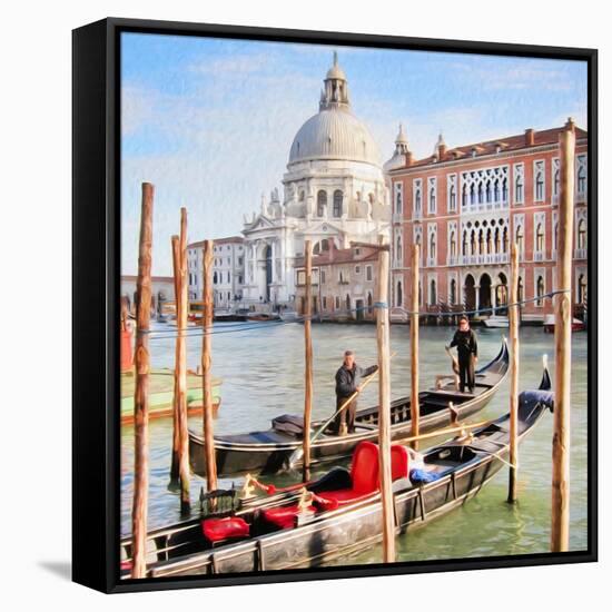 Gritti Palace Gondolas, Venice-Tosh-Framed Stretched Canvas