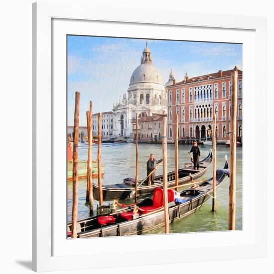 Gritti Palace Gondolas, Venice-Tosh-Framed Art Print