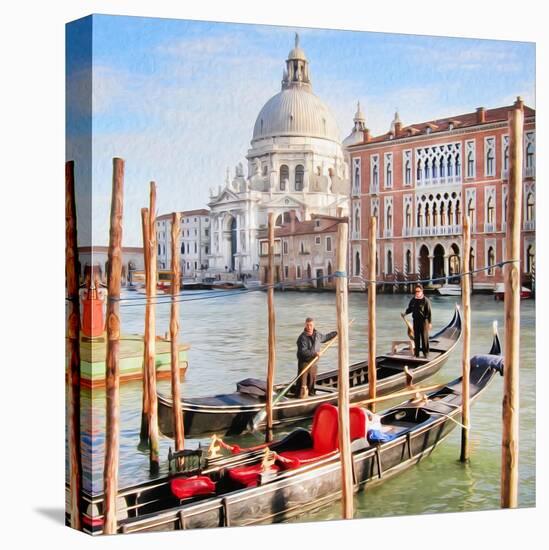 Gritti Palace Gondolas, Venice-Tosh-Stretched Canvas