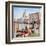 Gritti Palace Gondolas, Venice-Tosh-Framed Art Print