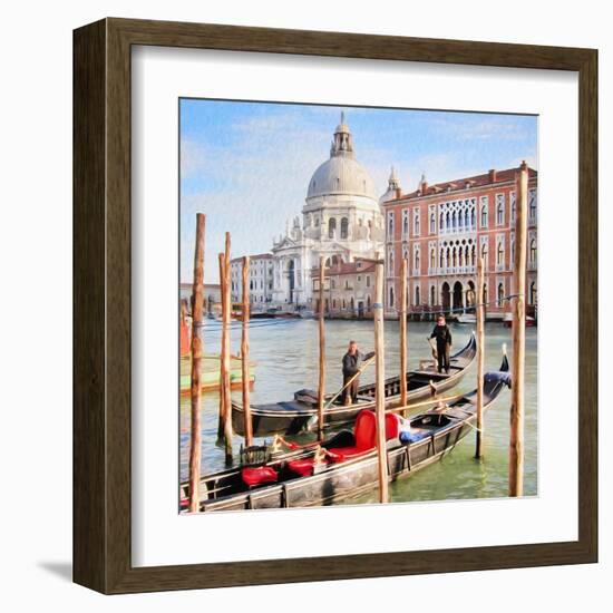 Gritti Palace Gondolas, Venice-Tosh-Framed Art Print