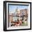 Gritti Palace Gondolas, Venice-Tosh-Framed Art Print