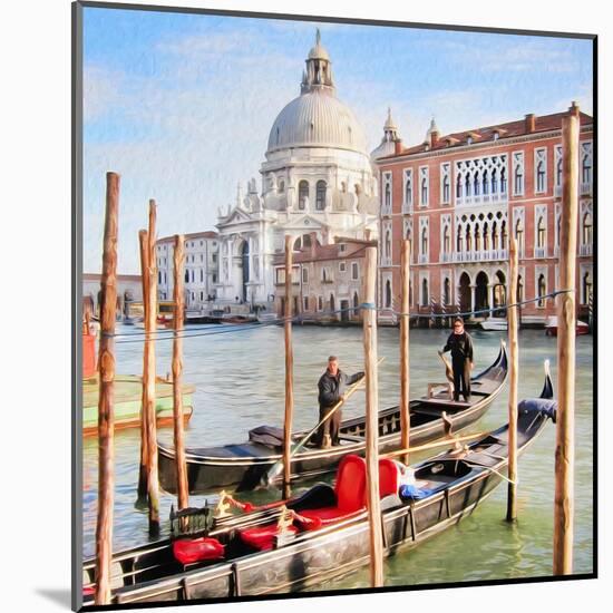 Gritti Palace Gondolas, Venice-Tosh-Mounted Art Print