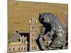 Grizzly Bear Statue at University of Montana, Missoula, Montana-Chuck Haney-Mounted Photographic Print