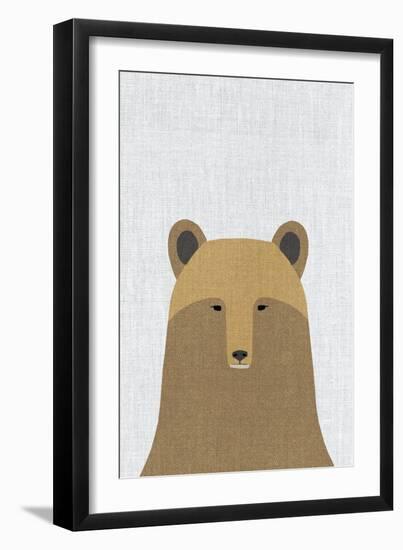 Grizzly Bear-Annie Bailey Art-Framed Art Print