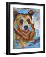 Grizzly Bear-Corina St. Martin-Framed Giclee Print