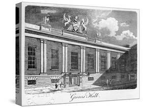 Grocers' Hall, City of London, 1811-Sands-Stretched Canvas