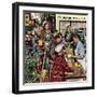 "Grocery LIne," November 13, 1948-Stevan Dohanos-Framed Giclee Print