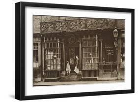 Grocery Shop at 56 Artillery Lane, Off Bishopsgate, from 'Wonderful London', Published 1926-27-English Photographer-Framed Giclee Print