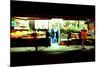 Grocery Store Off Times Square at Night, Manhattan, New York Cit-Sabine Jacobs-Mounted Photographic Print