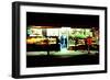 Grocery Store Off Times Square at Night, Manhattan, New York Cit-Sabine Jacobs-Framed Photographic Print