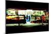 Grocery Store Off Times Square at Night, Manhattan, New York Cit-Sabine Jacobs-Mounted Photographic Print