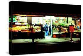 Grocery Store Off Times Square at Night, Manhattan, New York Cit-Sabine Jacobs-Stretched Canvas