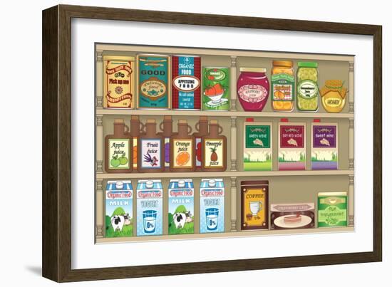 Grocery Store-Milovelen-Framed Art Print