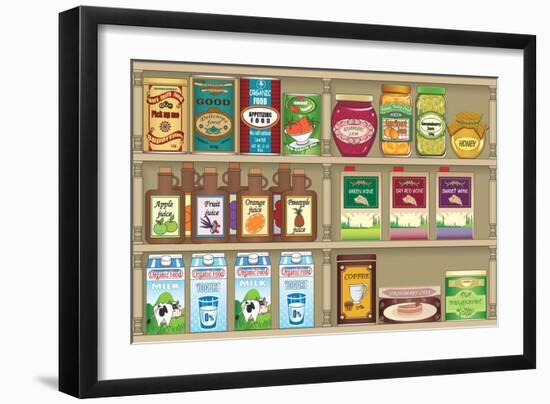 Grocery Store-Milovelen-Framed Art Print