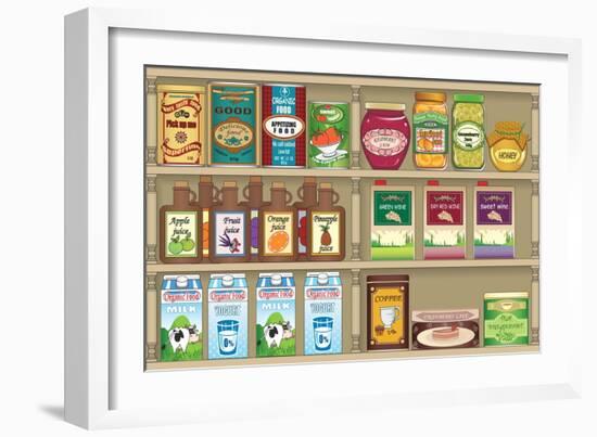 Grocery Store-Milovelen-Framed Art Print