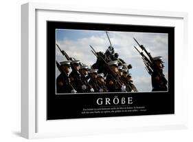 Größe: Motivationsposter Mit Inspirierendem Zitat-null-Framed Photographic Print