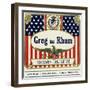 Grog au Rhum Boisson Digestive Rum Label-Lantern Press-Framed Art Print