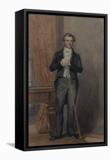 Groom of Chambers-William Henry Hunt-Framed Stretched Canvas