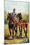Groom with Two Horses-Henri de Toulouse-Lautrec-Mounted Art Print