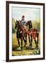 Groom with Two Horses-Henri de Toulouse-Lautrec-Framed Art Print