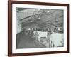 Grooming Cattle in a Cowshed, Claybury Hospital, Woodford Bridge, London, 1937-null-Framed Photographic Print