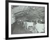 Grooming Cattle in a Cowshed, Claybury Hospital, Woodford Bridge, London, 1937-null-Framed Photographic Print