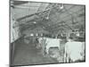 Grooming Cattle in a Cowshed, Claybury Hospital, Woodford Bridge, London, 1937-null-Mounted Premium Photographic Print