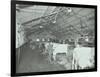 Grooming Cattle in a Cowshed, Claybury Hospital, Woodford Bridge, London, 1937-null-Framed Photographic Print